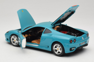 Ferrari 360 Modena Migros Édition Limitée 333 pcs Bleu Bburago 1:18 3358-G1 Métal — image 5 sur 8