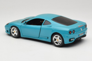 Ferrari 360 Modena Migros Édition Limitée 333 pcs Bleu Bburago 1:18 3358-G1 Métal — image 7 sur 8