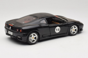 Ferrari 360 Modena #14 Noir Édition Limitée Bburago 1:18 3368-B1 Métal — image 3 sur 8