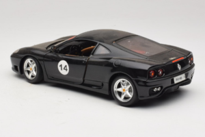 Ferrari 360 Modena #14 Noir Édition Limitée Bburago 1:18 3368-B1 Métal — image 7 sur 8