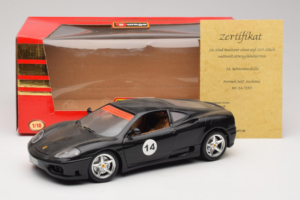 Ferrari 360 Modena #14 Noir Édition Limitée Bburago 1:18 3368-B1 Métal — image 8 sur 8