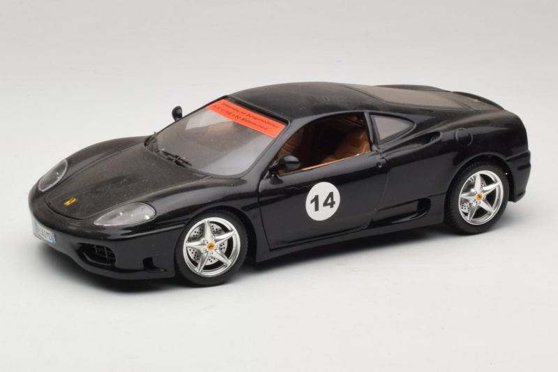 Ferrari 360 Modena #14 Noir Édition Limitée Bburago 1:18 3368-B1 Métal