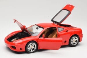 Ferrari 360 Modena Rouge Bburago 1:18 3358 Métal — image 2 sur 8