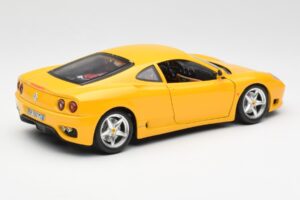 Ferrari 360 Modena Jaune Bburago 1:18 3368 Métal — image 3 sur 8