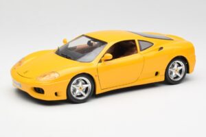 Ferrari 360 Modena Jaune Bburago 1:18 3368 Métal