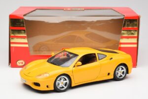 Ferrari 360 Modena Jaune Bburago 1:18 3368 Métal — image 8 sur 8
