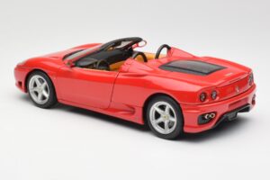 Ferrari 360 Spider Rouge Hot Wheels 1:18 FER129 Métal — image 7 sur 8