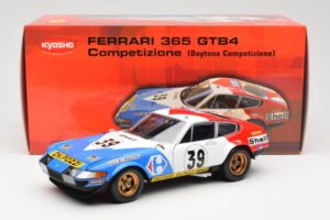 Ferrari 365 GTB/4 #39 J-C. Andruet / Lena 24 Hours of Le Mans 1972 Kyosho 1:18 08164E Métal — image 8 sur 8