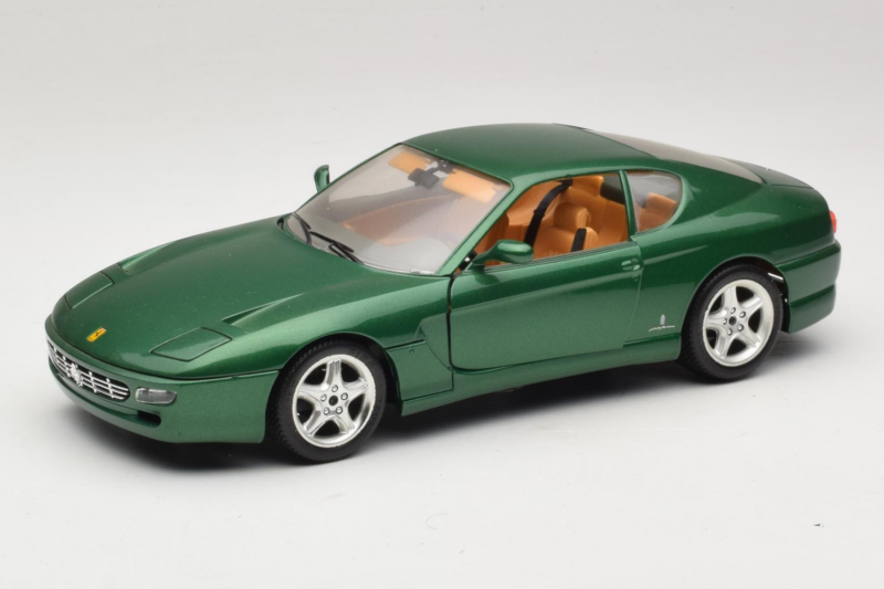 Ferrari 456 GT Vert Métallique Bburago 1:18 3036-GR1 Métal