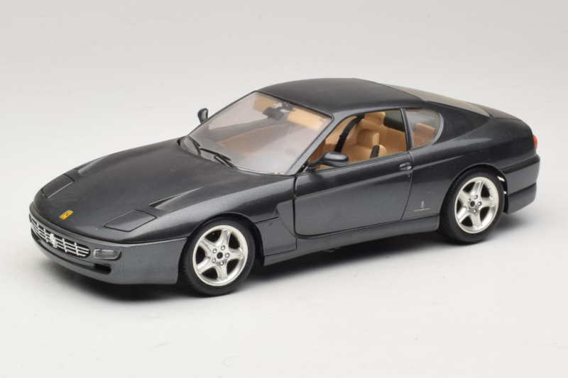 Ferrari 456 GT Gris Métallique Bburago 1:18 3036-G1 Métal