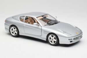 Ferrari 456 GT Argent Bburago 1:18 3036-M2 Métal — image 6 sur 8