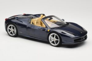Ferrari 458 Italia Spider Dark Blue Metallic Hot Wheels 1:18 X5529 Métal — image 6 sur 8