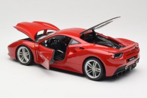 Ferrari 488 GTB Rouge Bburago 1:18 18-16008 Métal — image 5 sur 8