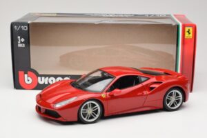Ferrari 488 GTB Rouge Bburago 1:18 18-16008 Métal — image 8 sur 8