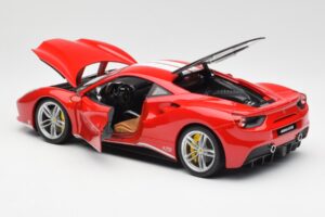 Ferrari 488 GTB Rouge Bburago 1:18 18-76102 Métal — image 5 sur 8