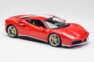 Ferrari 488 GTB Rouge Bburago 1:18 18-76102 Métal — image 6 sur 8