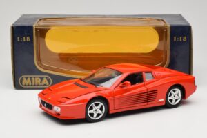 Ferrari 512 TR Rouge Mira 1:18 6144 Métal — image 8 sur 8