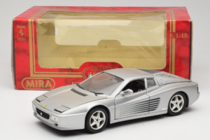 Ferrari 512 TR Argent Mira 1:18 6178-B1 Métal — image 8 sur 8