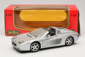 Ferrari 512TR Targa Argent Mira 1:18 6175 Métal — image 8 sur 8