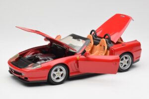 Ferrari 550 Barchetta Pininfarina Rouge Bburago 1:18 327660 Métal — image 2 sur 8