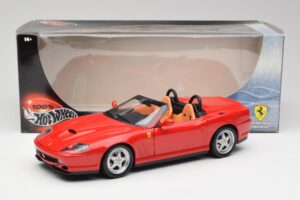 Ferrari 550 Barchetta Rosso Corsa Hot Wheels 1:18 29441 Métal — image 8 sur 8