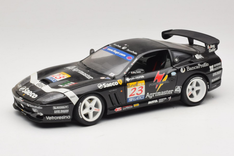 Ferrari 550 Maranello #23 Agrimaster Noir Bburago 1:18 3344-B2 Métal