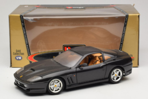 Ferrari 550 Maranello Noir Métallisé Bburago 1:18 3344-B1 Métal — image 8 sur 8