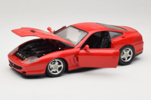 Ferrari 550 Maranello Rouge Anson 1:18 3238 Métal — image 2 sur 8