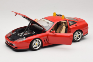 Ferrari 550 Maranello Safety Car Rosso Corsa Bburago 1:18 3064-P1 Métal — image 2 sur 8