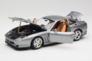 Ferrari 550 Maranello Argent Bburago 1:18 3344 Métal — image 2 sur 8