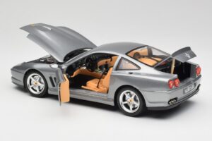 Ferrari 550 Maranello Argent Bburago 1:18 3344 Métal — image 5 sur 8