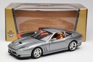 Ferrari 550 Maranello Argent Bburago 1:18 3344 Métal — image 8 sur 8