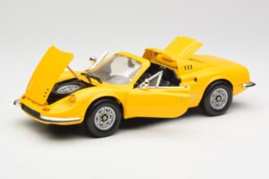 Ferrari Dino 246 GTS Jaune Hot Wheels 1:18 23920 Métal — image 2 sur 8