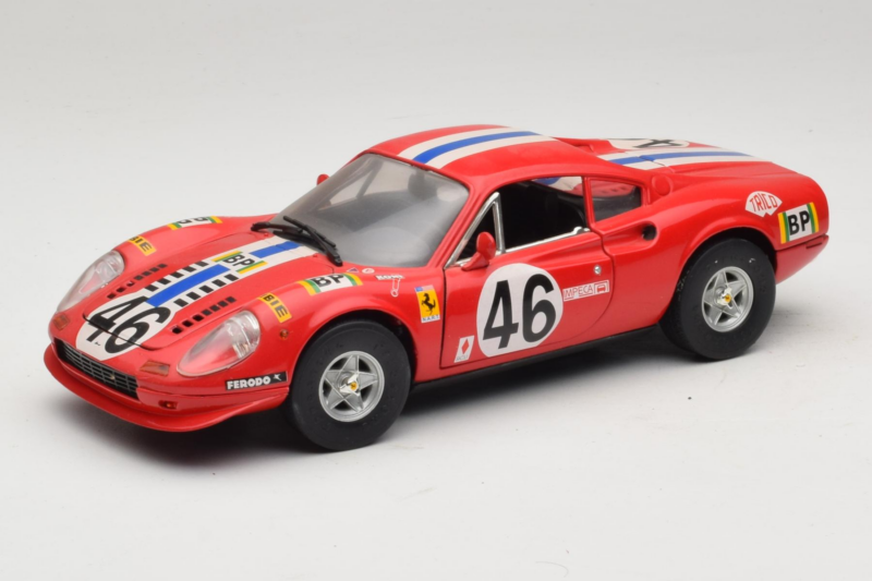 Ferrari Dino 246 GT #46 Rouge Anson 1:18 3580-P1 Métal