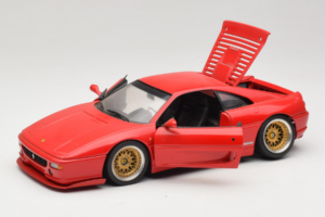 Ferrari F355 Berlinetta Rouge Avec Jantes Or Personnalisées UT Models 1:18 180074020-P5 Métal — image 2 sur 8