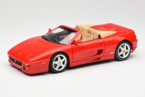 Ferrari F355 Spider Rouge Hot Wheels 1:18 25733 Métal