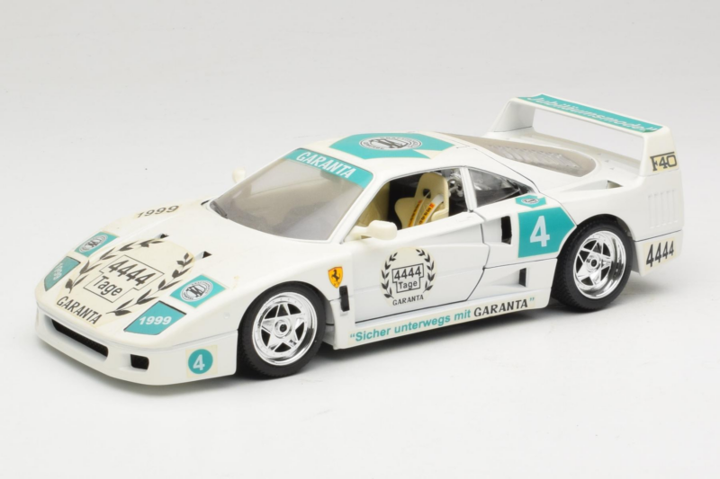 Ferrari F40 4444 Tage Garanta #4 Blanc Bburago 1:18 3332-W5 Métal