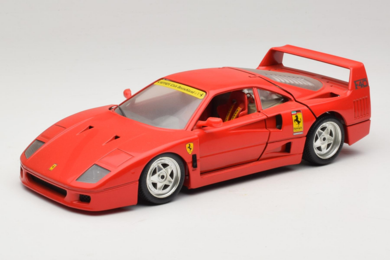 Ferrari F40 Club Deutschland Rouge Bburago 1:18 3032-L3 Métal