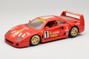 Ferrari F40 Evoluzione #1 Pirelli Rouge 1992 Bburago 1:18 3042-P1 Métal