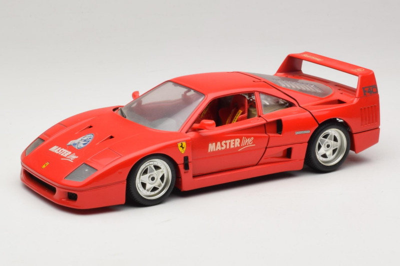 Ferrari F40 Evoluzione Rouge Master Line Bburago 1:18 3042-M1 Métal