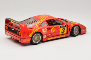 Ferrari F40 #3 F. Kroymans Ferrari Imports Kroymans BBS Wheels Rouge 1987 Bburago 1:18 3032-H1 Métal — image 3 sur 8