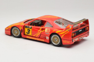 Ferrari F40 #3 F. Kroymans Ferrari Imports Kroymans BBS Wheels Rouge 1987 Bburago 1:18 3032-H1 Métal — image 7 sur 8