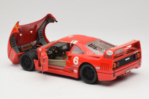 Ferrari F40 #6 V. Colombo L'Indipendente Rouge 1987 Bburago 1:18 3032-L1 Métal — image 5 sur 8