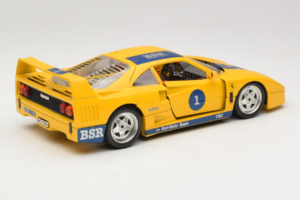 Ferrari F40 #1 Jaune Bauer Edition Limitée 100 pièces Bburago 1:18 BSR001 Métal — image 3 sur 8