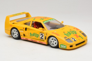 Ferrari F40 Totip Jolly Club #2 Jaune Bburago 1:18 3332-Y1 Métal — image 6 sur 8