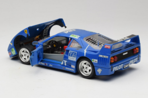 Ferrari F40 #34 M. Ferte / Thavenin / Palau Pilot Bleu 1987 Bburago 1:18 3032-B1 Métal — image 5 sur 8