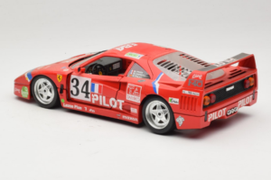 Ferrari F40 LM Pilot #34 Ferte / Thavenin / Palau 24 Hours of Le Mans 1995 Rouge Bburago 1:18 3032-P3 Métal — image 7 sur 8