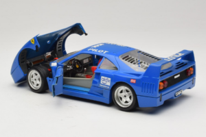 Ferrari F40 Pilot #56 Bleu Bburago 1:18 3332-BL1 Métal — image 5 sur 8