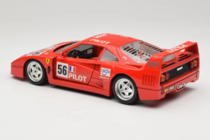 Ferrari F40 #56 Pilot Rouge 1987 Bburago 1:18 3332-P2 Métal — image 7 sur 8