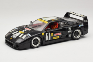 Ferrari F40 Pirelli Agip #1 Noir Bburago 1:18 3332-B1 Métal